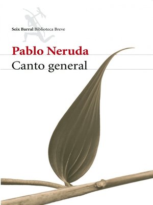 cover image of Canto general